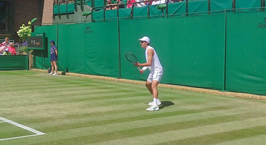 Иван стана вторият български финалист на свещената трева след Григор Димитров.