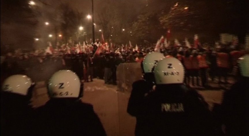Масови протести в Полша