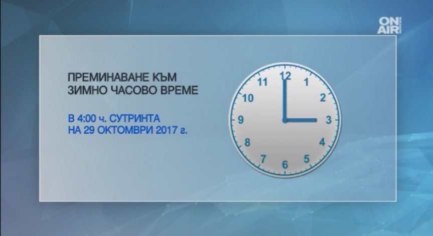 Тази нощ спим с час повече