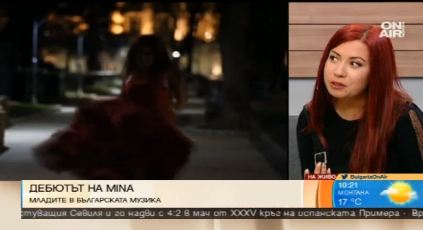 Певицата Мина Сучева със завладяващ дебют