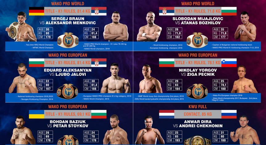 Четирима българи излизат за пояси на WAKO PRO на SENSHI 7 – днес от 18 часа