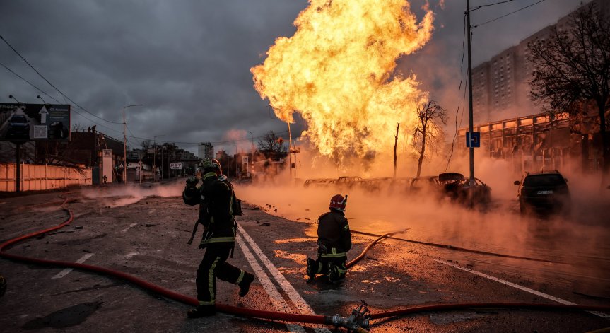 Русия с нова атака срещу Украйна, властите обявиха въздушна тревога