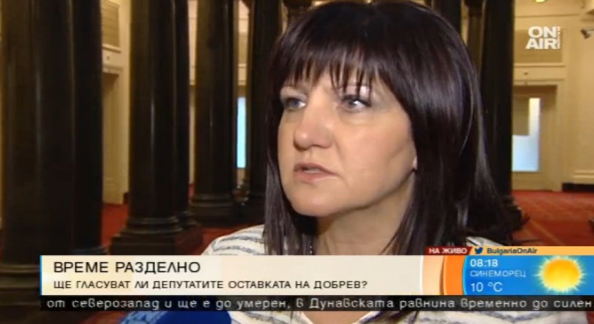 Цвета Караянчева: Делян Добрев е нужен в парламента!
