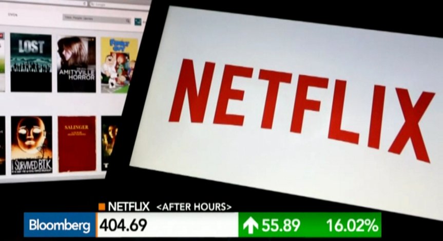 Акциите на Netflix скочиха с 16% в следборсовата търговия