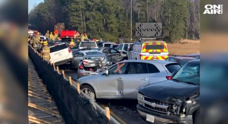 Десетки пострадали при зверска верижна катастрофа в САЩ