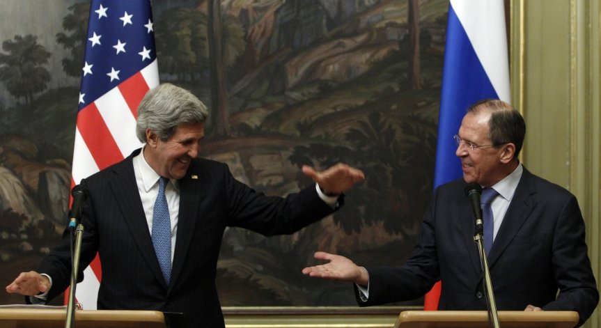 Кери предупреди Лавров, че Русия трябва да приложи мирното споразумение за Украйна
