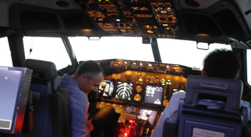 Авиошоу: В тренинг центъра на Turkish Airlines