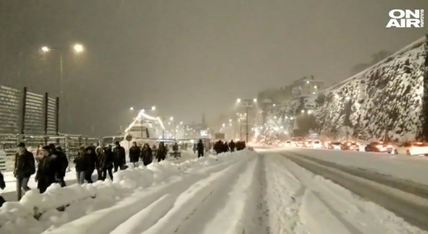 Рекорден снеговалеж в шведската столица Стокхолм