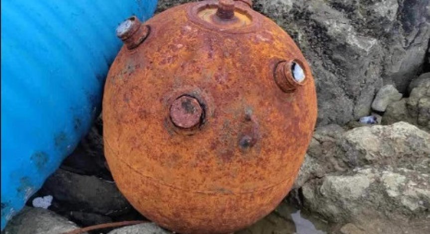 ВМС обезвредиха морска мина, идентична с тези по украинското крайбрежие (+СНИМКИ)