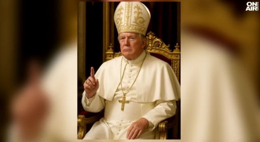 Гняв и възмущение след снимката на Тръмп като папа: 