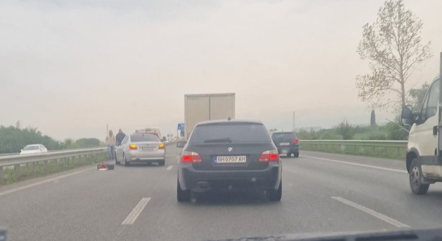 Километрично задръстване на Северната тангента заради катастрофа