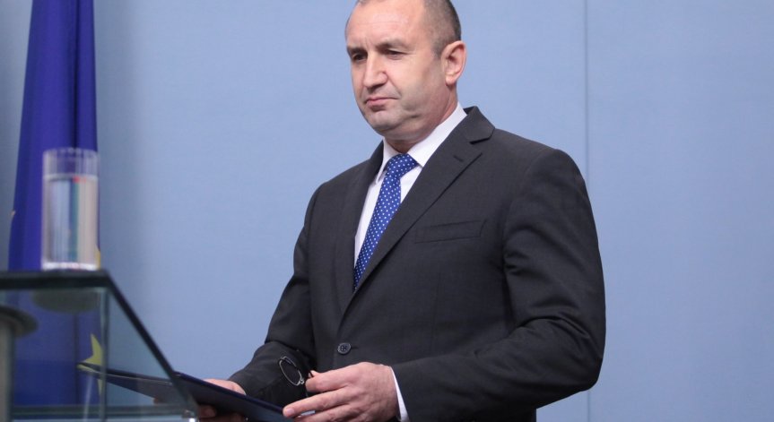 Румен Радев на Националното тактическо учение 