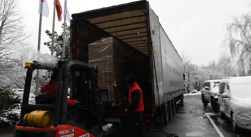Изпратихме над 45 хил. лекарствени продукта и медицински консумативи към Украйна