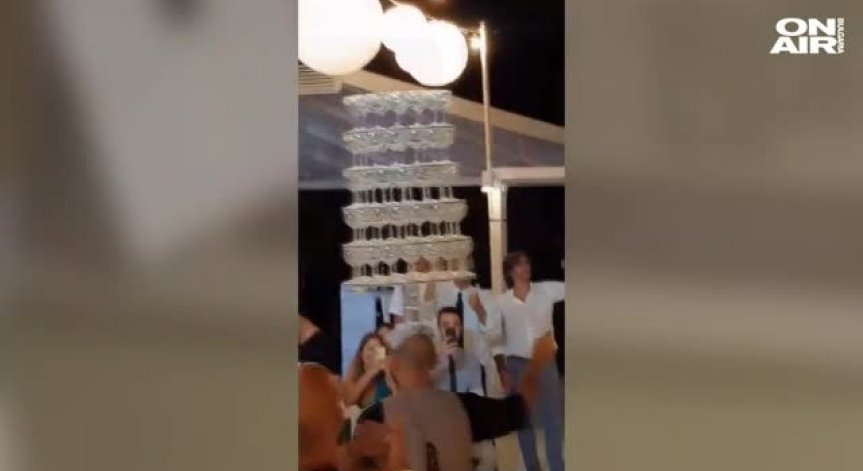 Кипърски танц с чаши на главата превзе социалните мрежи
