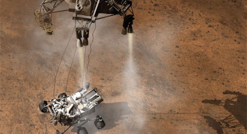 Curiosity кацна на Марс