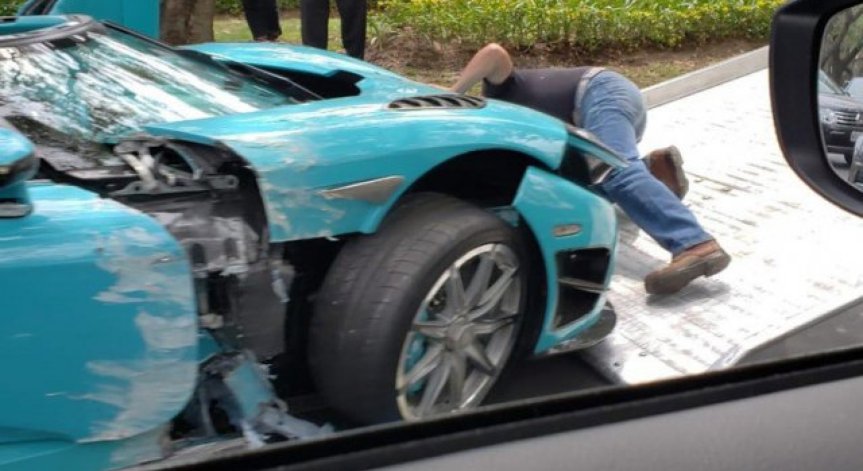 Дават за скрап един от суперавтомобилите на принца на Катар