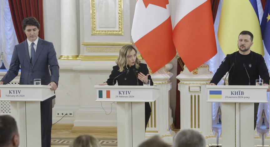 Украйна сключи споразумения в сферата на сигурността с Канада и Италия