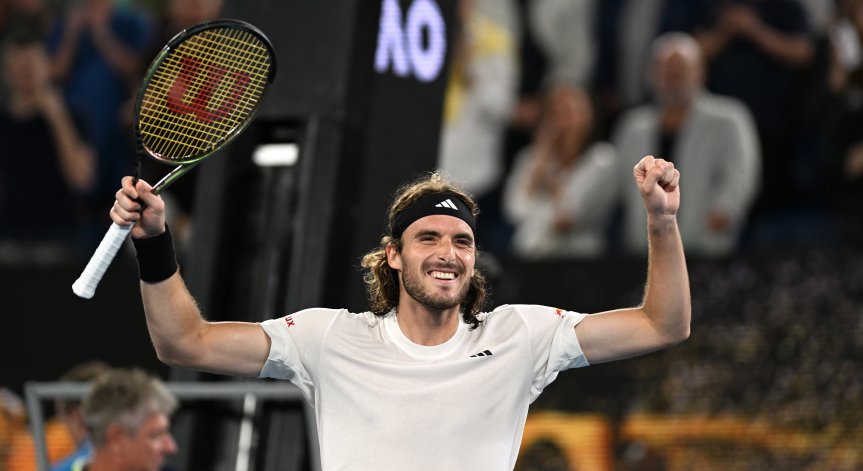 Циципас мина през Лехечка за 1/2-финал в Мелбърн