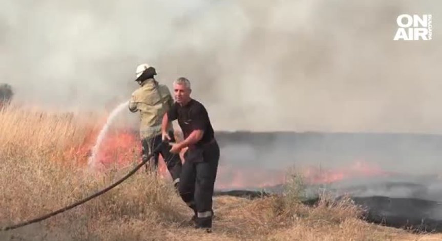 Пожарите в Хасковско са под контрол, отмениха бедственото положение
