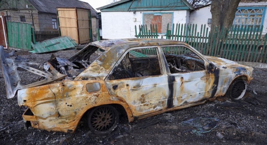 Руснаците обявиха украинския град Маринка за 