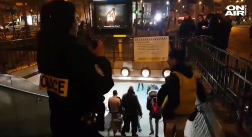 Авария блокира парижкото метро и предизвика паника