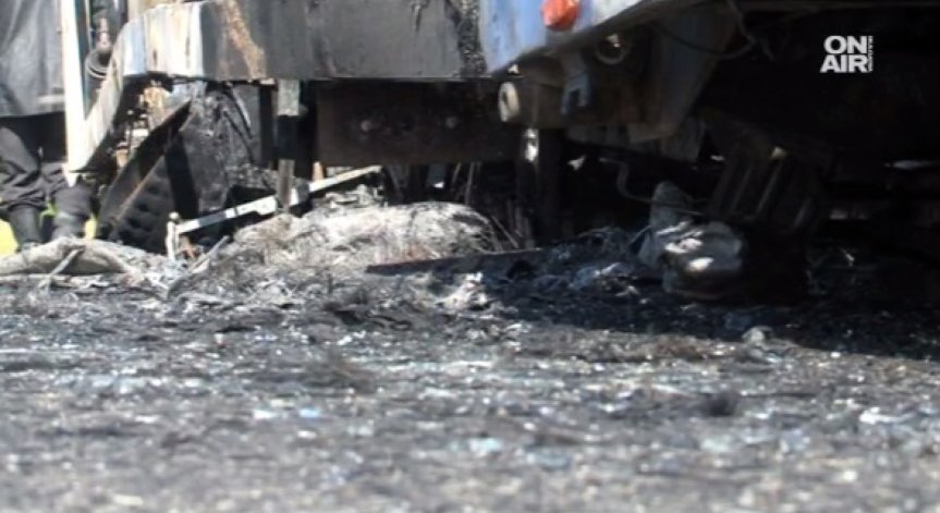 Пожар в автовоз затвори АМ 