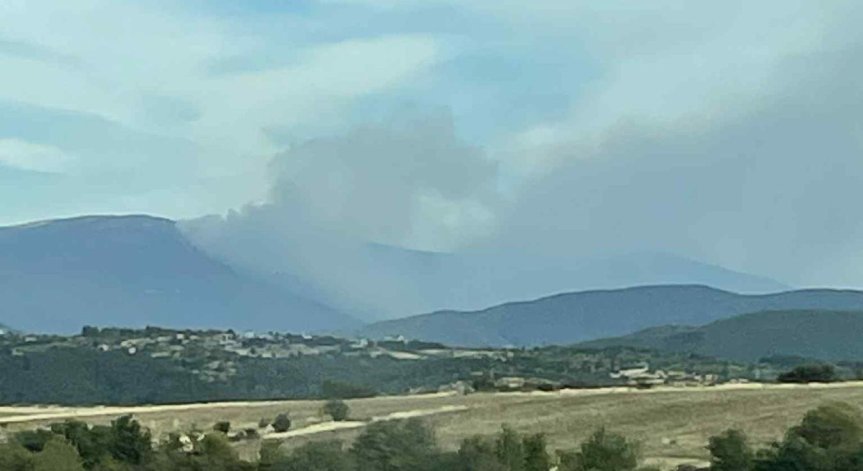 Над 500 декара е вече засегнатата от огъня площ в защитената територия.