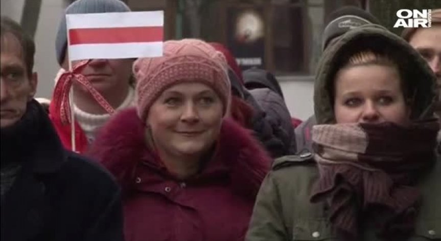 Масов протест в Беларус