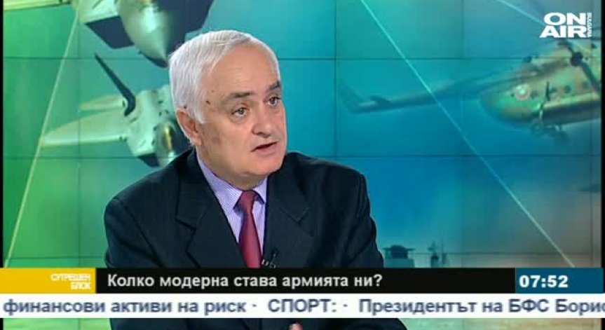 Ген. Атанас Запрянов: България ще увеличава бюджета за армията
