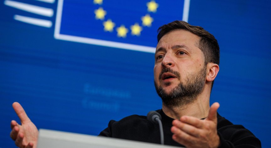 ЕС няма шанс срещу Русия, каза Зеленски.