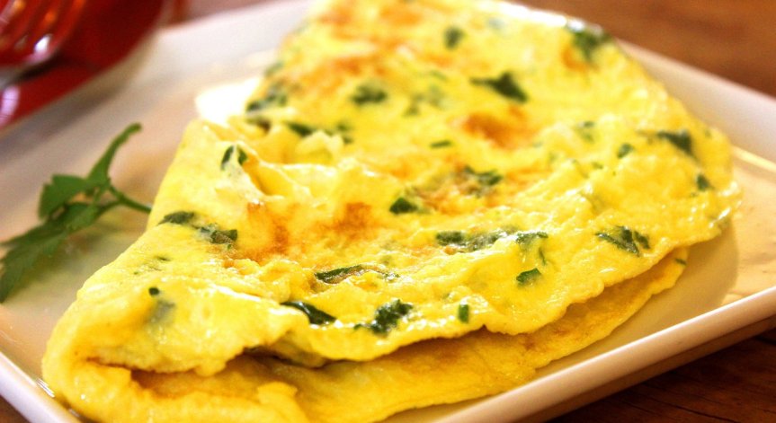 Рецепта за омлет със запечени домати.