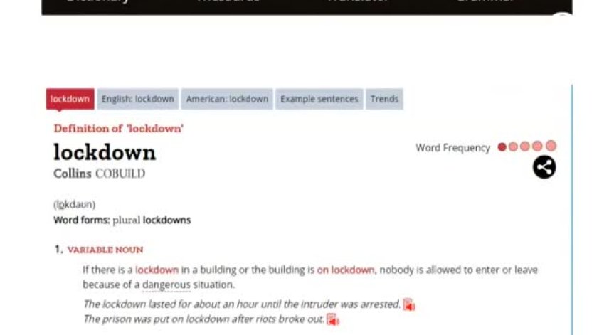 Английският речник 