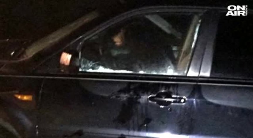 Мечка нахлу в автомобил, заключи се и наду клаксона