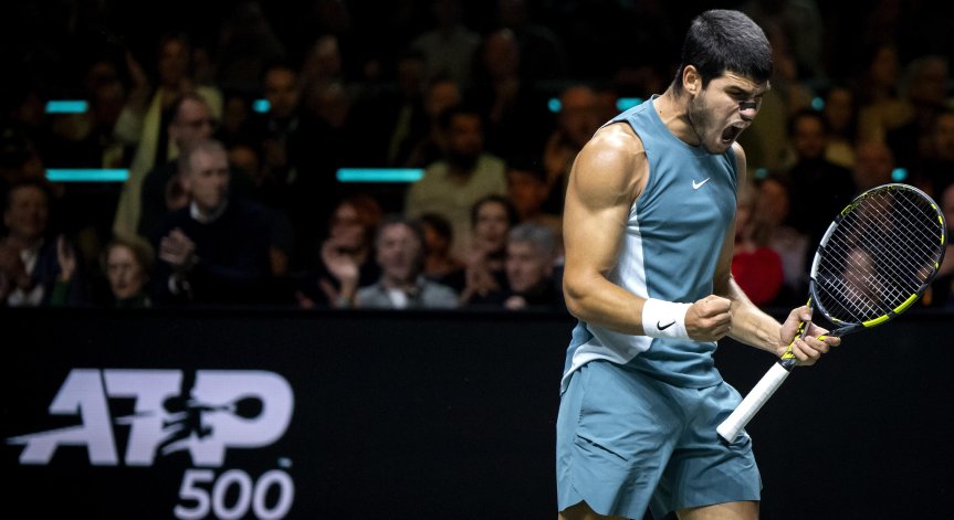 Алкарас е на първи финал от ATP 500 турнира в Ротердам.