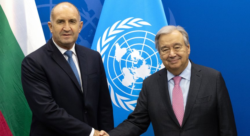 Радев и Гутериш с общи позиции.