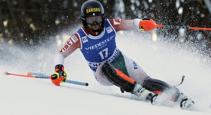 Слаб втори манш: Алберт Попов остана 26-и в слалома в Шамони