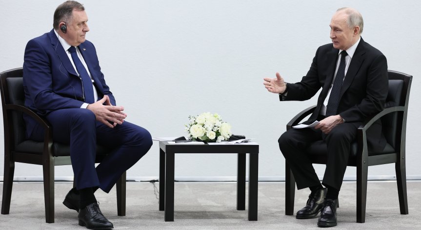 Додик към Путин: Република Сръбска няма да се присъедини към санкциите срещу Русия