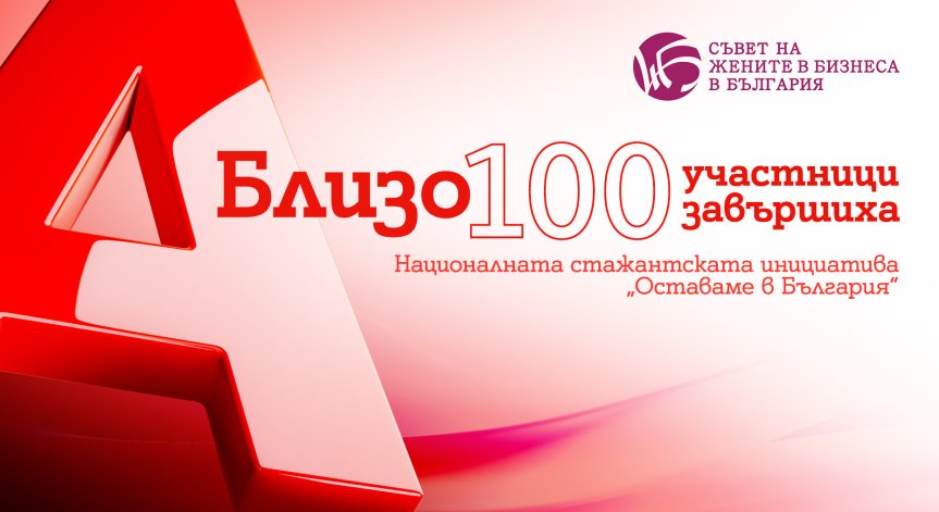 Завърши шестото издание на Националната стажантска инициатива на Съвета на жените в бизнеса в България, подкрепено от А1
