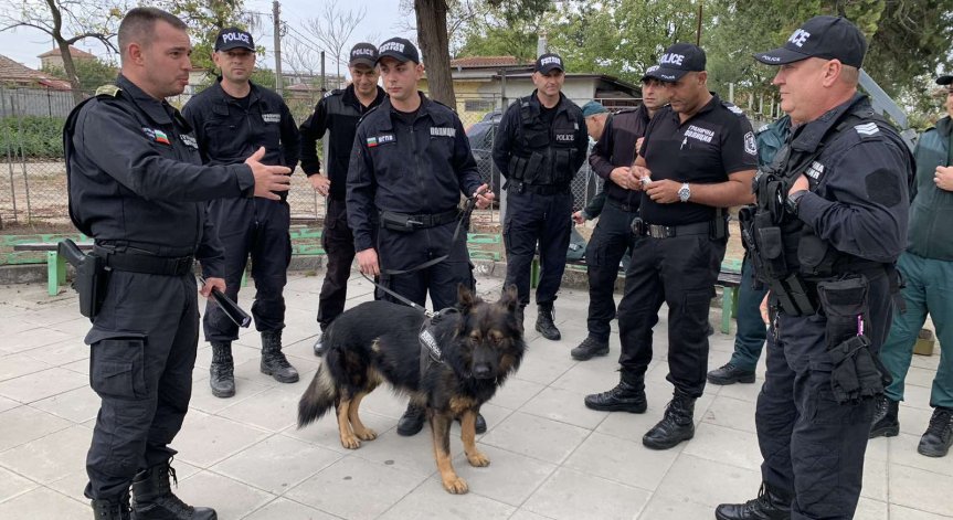Граничен полицай пострада при гонка с мигранти в гора, наградиха екипа и куче Рекс (+СНИМКИ)