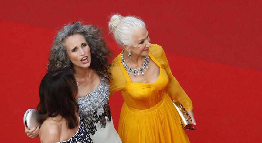 Сребърни нишки в косите: Кои звезди наложиха модната тенденция?