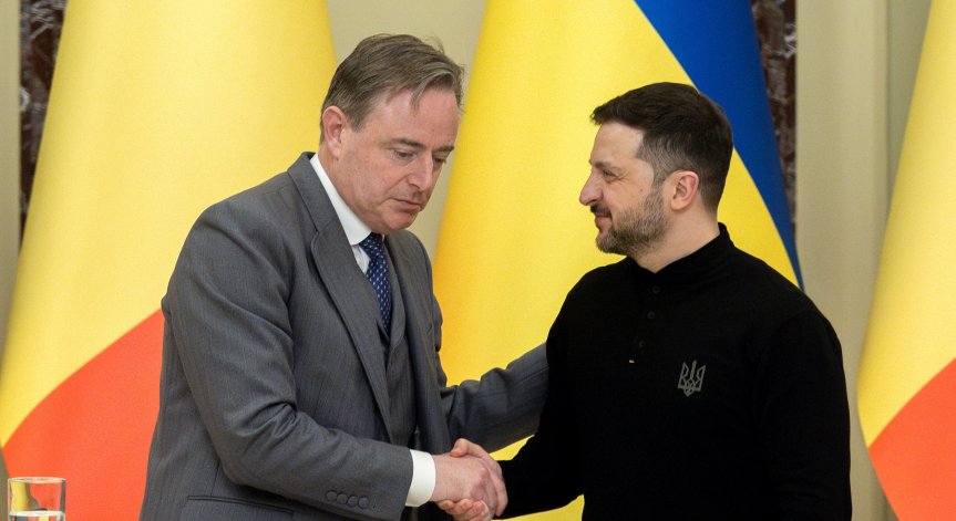 Премиерът на Белгия с визита в Киев за среща със Зеленски.