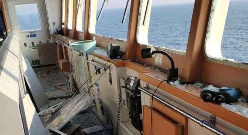 Ракета удари турски кораб в Черно море край Одеса