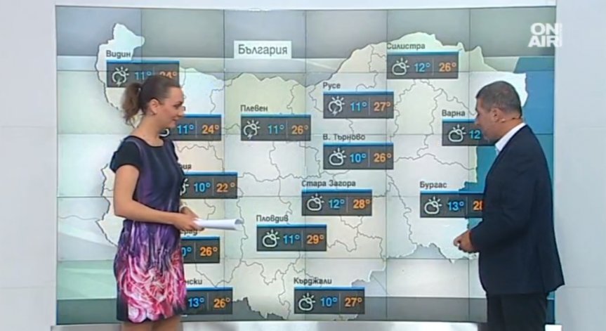 Топло, но дъждовно време ни очаква днес