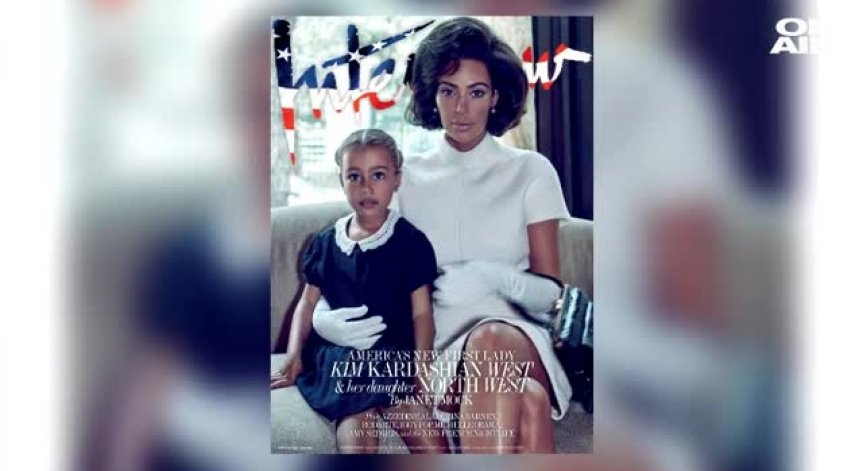 Ким Кардашиян като Джаки Кенеди в нова фотосесия