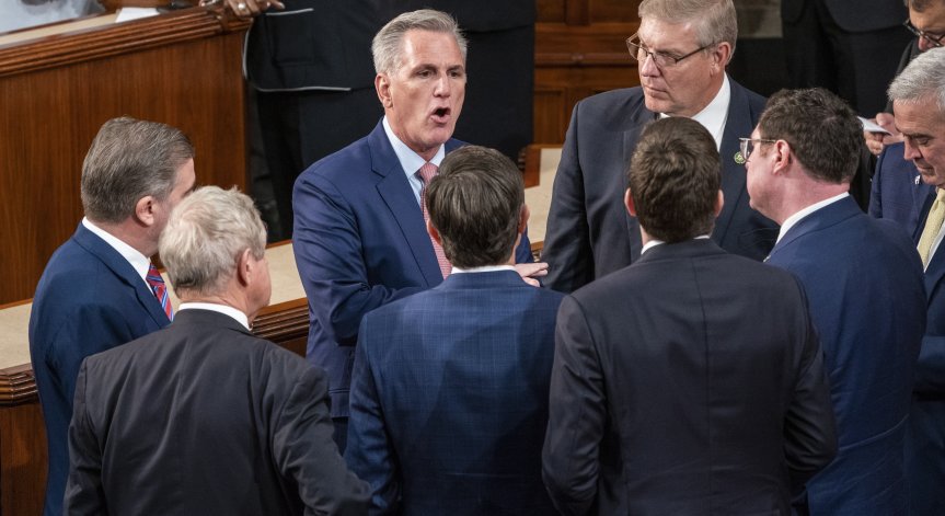 За пръв път от 100 г. Камарата на представителите в САЩ остана без председател