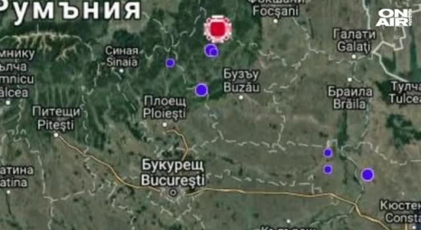 Земетресение над 5 по Рихтер разлюля Румъния тази нощ, трусът е усетен и у нас