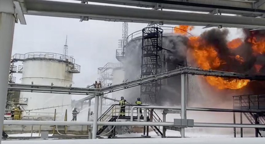 Пожар избухна на руски газов терминал, причината за него не е ясна