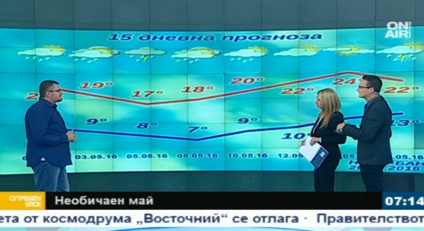 Дъжд и ниски температури на Великден и Гергьовден