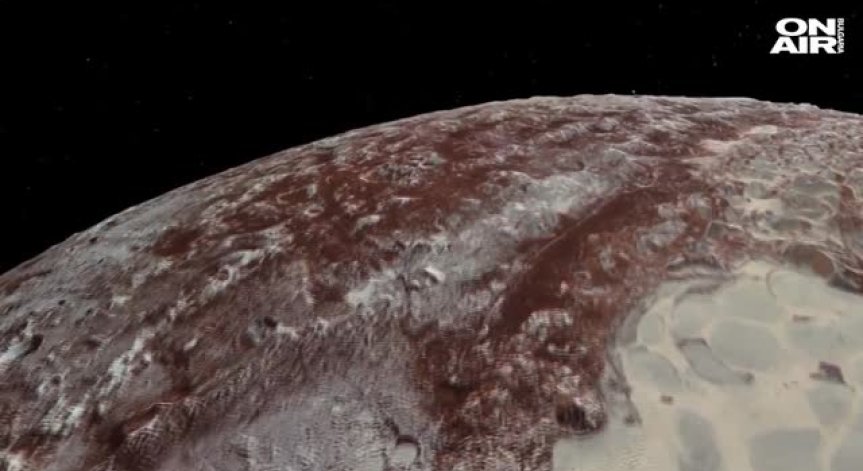 Видео на НАСА ни разхожда по планините на Плутон