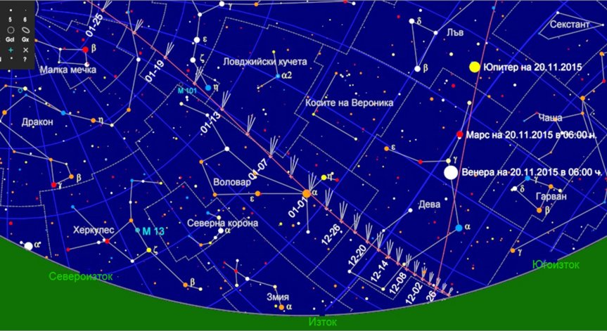 Изпращаме последните дни на 2015г. с метеорен поток и с малка комета